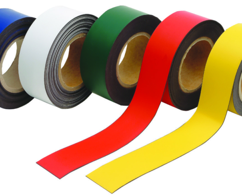 Magnetrollen farbig für Magnetschilder & Magnetetiketten