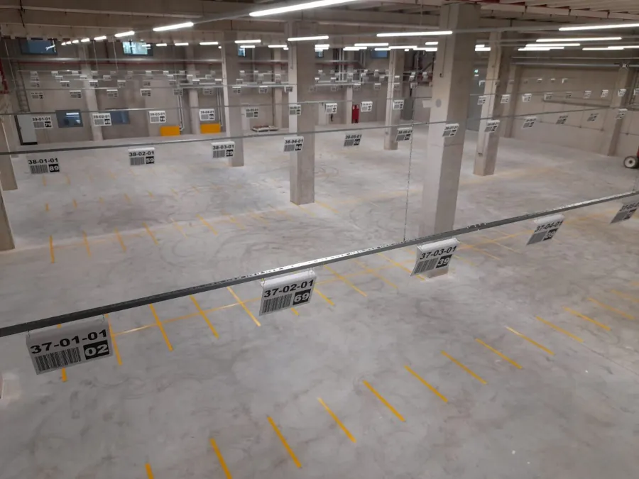 Blocklagerschilder von Küchler Label-Technik